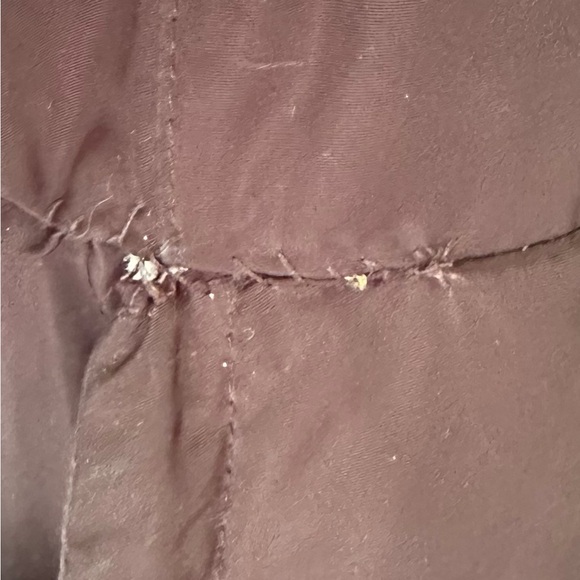 Elegant Black Puffer Coat with Faux Fur Removable Hood - Picture 6 of 7